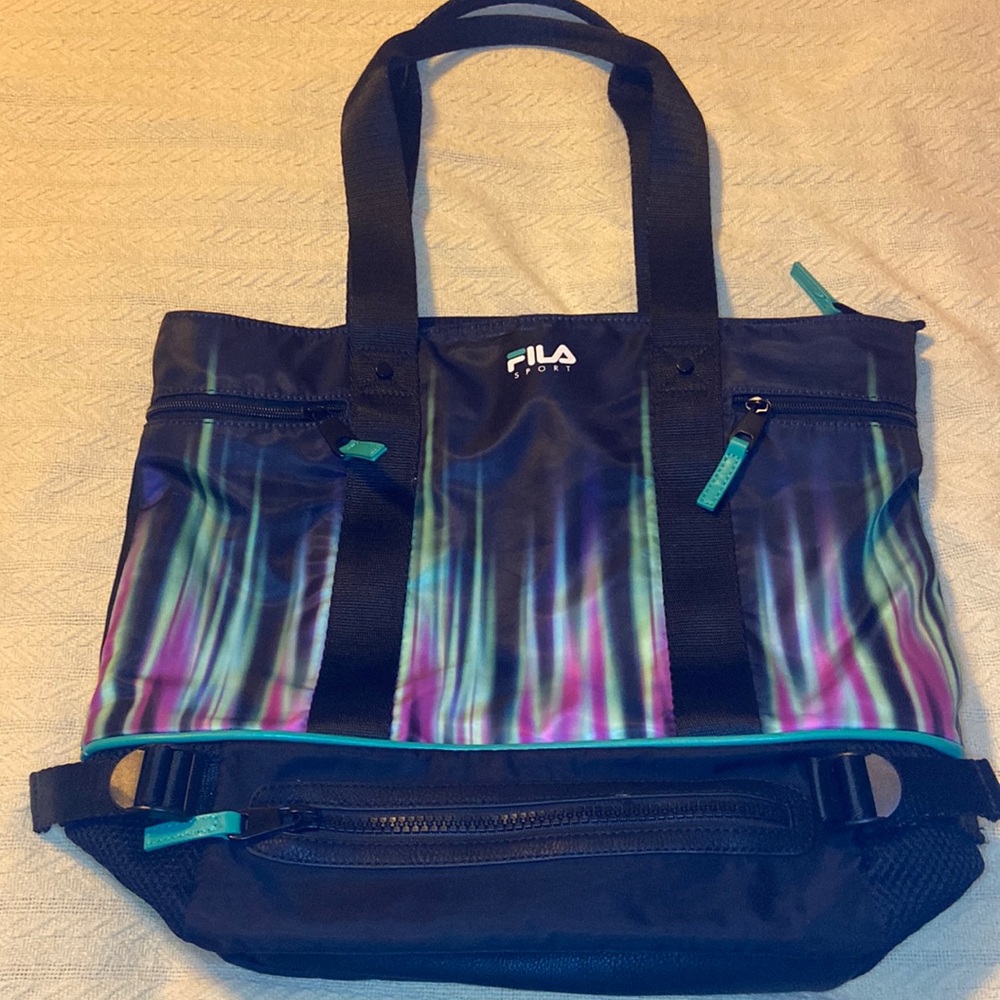 Fila multi compartment shoulder bag. OS